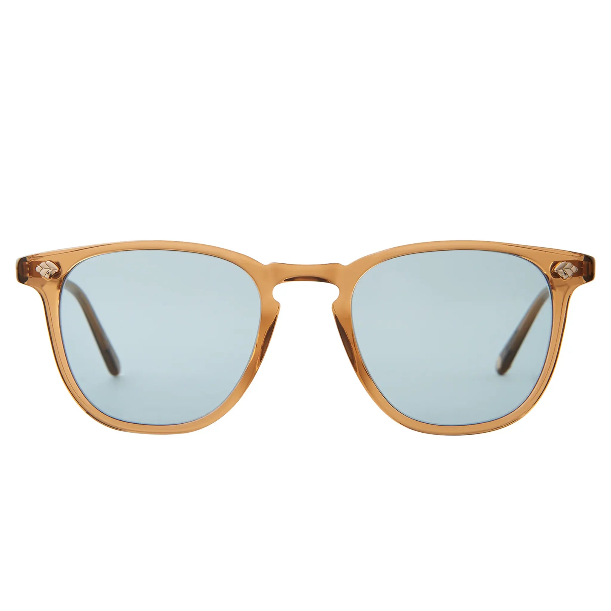 Front View of Garrett Leight Brooks ll Forever Classic Caramel Sunglasses